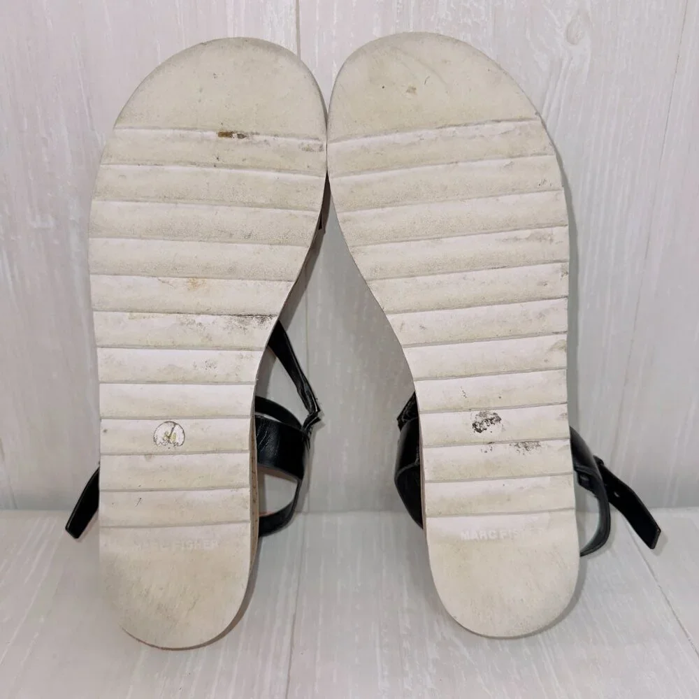 Marc Fisher Women's Grandie Wedge Sandal size US 8M